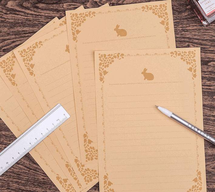 文藝小清新復古信紙信封制作 第2張 文藝小清新復古信紙信封制作 第2張