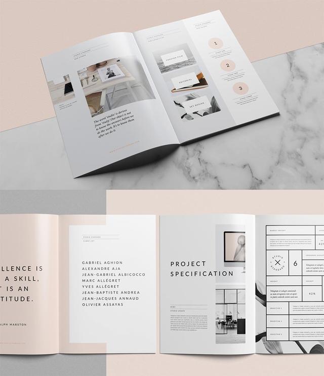 20款現(xiàn)代風格畫冊設(shè)計欣賞/折頁設(shè)計-畫冊  第12張