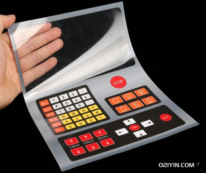 開(kāi)透明窗面板印刷