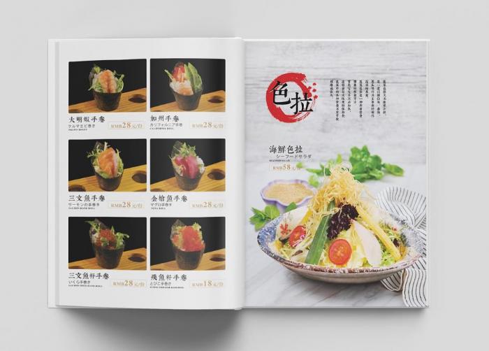 菜單印刷_免費設計排版 + 同城配送